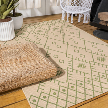 Boho Moroccan Indoor/outdoor Area Rug